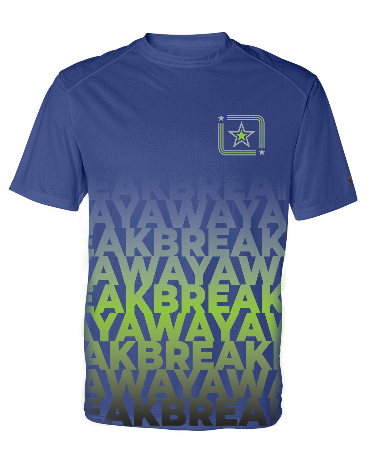 Blue Coolmax Breakaway Fade