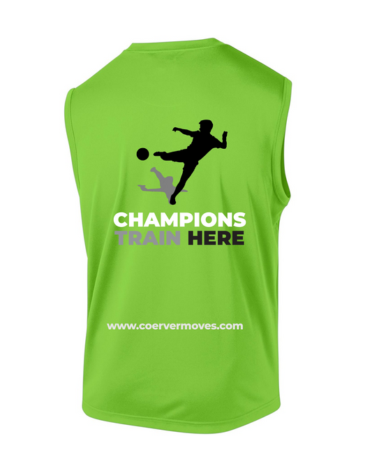 Sleeveless Lime Coolmax Training Jersey SALE